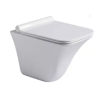 Унитаз подвесной Black&amp;White Universe W720 с микролифтом