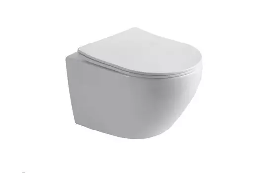 Унитаз подвесной Bogner BR-4455 безободковый