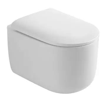 Унитаз подвесной Boheme Flow 969-SET-W с микролифтом, белый глянец