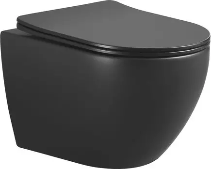 Унитаз подвесной Boheme Nero 961 безободковый