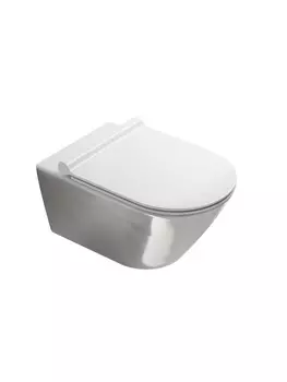 Унитаз подвесной Catalano Gold&amp;Silver 1VS55NRBA серебро