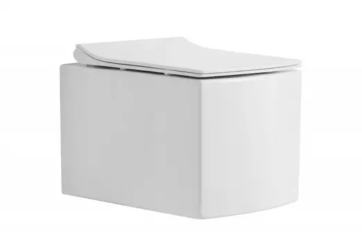 Унитаз подвесной CeramaLux 2022 безободковый