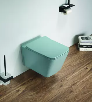 Унитаз подвесной Ceramalux 5170MLG зеленый матовый