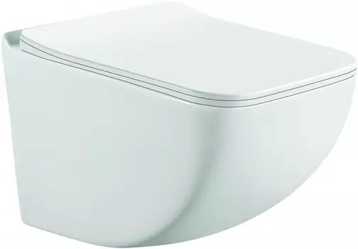 Унитаз подвесной CeramaLux K255 безободковый