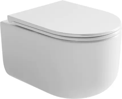 Унитаз подвесной Ceramicanova Ulma CN4006 безободковый, с микролифтом