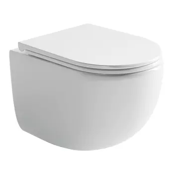 Унитаз подвесной Ceramicanova Up CN4007 безободковый, с микролифтом