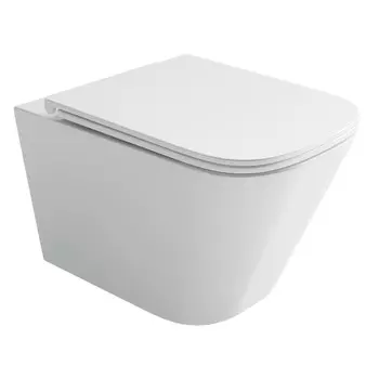 Унитаз подвесной Ceramicanova Union CN4009T безободковый, с микролифтом