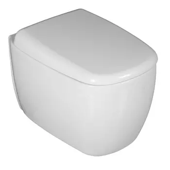 Унитаз подвесной Ceruttispa Romina Aria Tornado CT10613 безободковый, с сиденьем микролифт