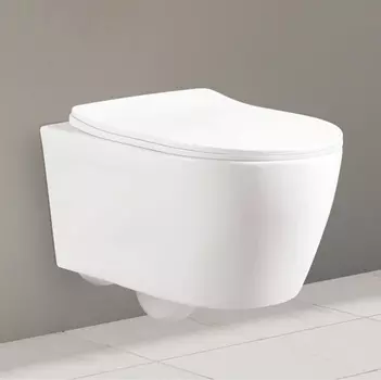 Унитаз подвесной Ceruttispa Sella aria PP CT9738 белый, с быстросъемным сиденьем с микролифтом CT9738