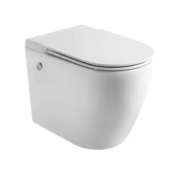 Унитаз подвесной Ceruttispa Sella Aria Pulse CT10193 с функцией импульсного смыва, безободковый, с сиденьем микролифт