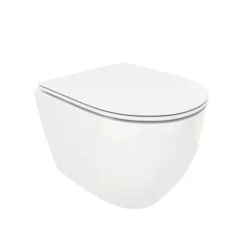 Унитаз подвесной Ceruttispa Tichino Aria CT8917 с микролифтом белый матовый