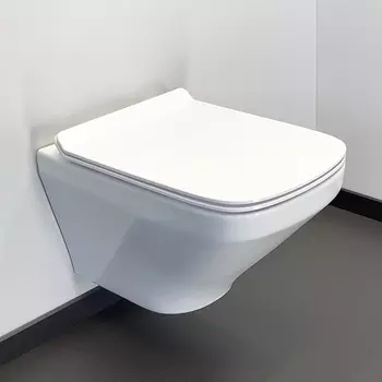 Унитаз подвесной Comforty 108 безободковый, с сиденьем микролифт