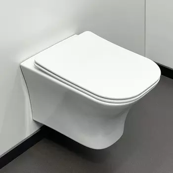 Унитаз подвесной Comforty 110 безободковый, с сиденьем микролифт