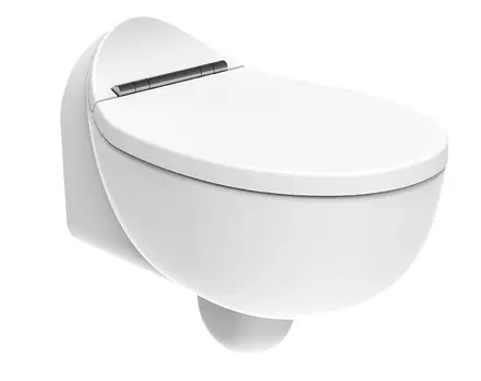 Унитаз подвесной Creavit Foglia FG321-00CB00E-0000 безободковый, с функцией биде