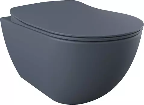Унитаз подвесной Creavit Free FE320.20100 базальт