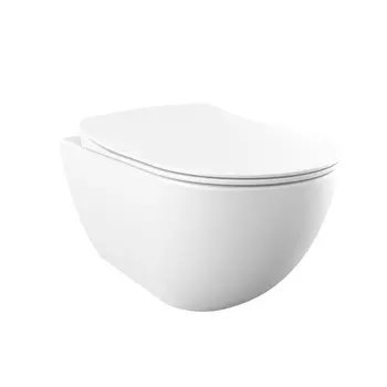 Унитаз подвесной Creavit Free FE322-11MB00E-0000 безободковый, белый матовый