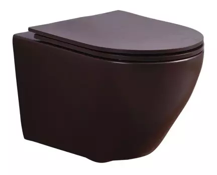 Унитаз подвесной Esbano Azalea ESUPAZALCM кофе матовый