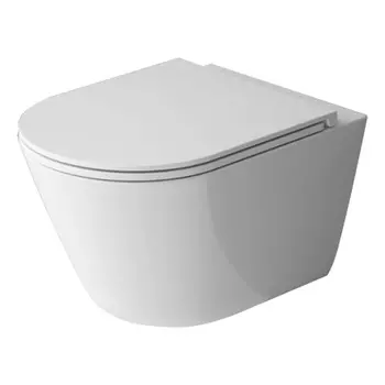 Унитаз подвесной Esbano Clavel-53T ESUPCLAV53TW безободковый, с сиденьем микролифт, белый