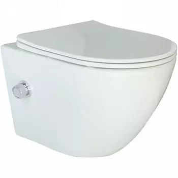 Унитаз подвесной Esbano Teruel ESWBTERUWN безободковый с микролифтом и функцией биде