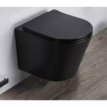 Унитаз подвесной Gid Cortado Tr2130bm черный матовый