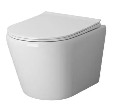 Унитаз подвесной Grossman Fly GR-4478S безободковый с тонкой крышкой