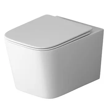 Унитаз подвесной Grossman GR-4404SQ безободковый с тонкой крышкой