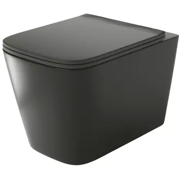 Унитаз подвесной Grossman GR-4441BMS черный матовый