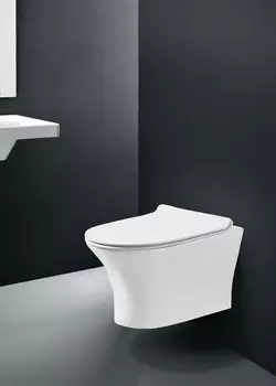 Унитаз подвесной Grossman GR-4444S с тонкой крышкой