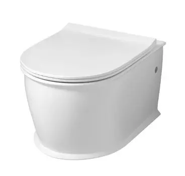 Унитаз подвесной Grossman Retro GR-4482MS безободковый с тонкой крышкой