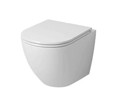 Унитаз подвесной Grossman Торнадо GR-4455SQ безободковый с тонкой крышкой