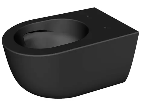 Унитаз подвесной Hatria Futura A0Y9BA02 безободковый, черный матовый