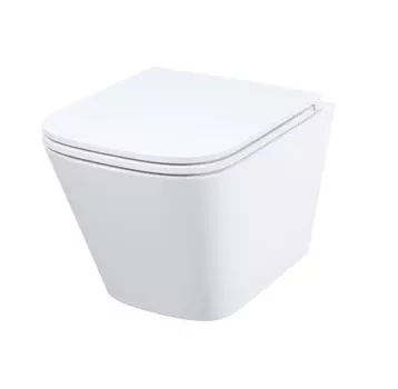 Унитаз подвесной Iddis Bild Q BIQRNSEi25 безободковый, сиденье микролифт, белый