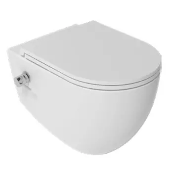 Унитаз подвесной Isvea Infinity 10NFS1005I безободковый, с функцией биде, белый