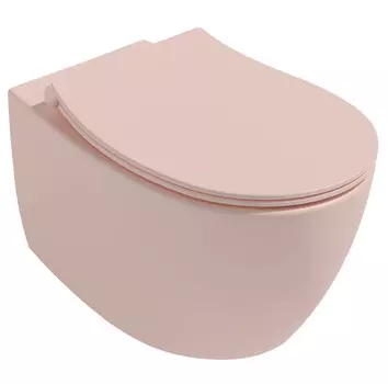 Унитаз подвесной Isvea Sentimenti Neo 10AR02010SV-2S безободковый, лососевый матовый