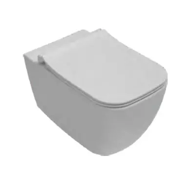 Унитаз подвесной Isvea VEA Cubo 10VA02001SV безободковый, белый