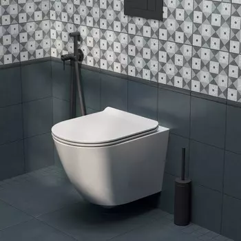 Унитаз подвесной Kerama Marazzi SFERA SF.WC.02 белая глянцевая