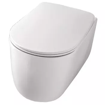 Унитаз подвесной Kerasan Nolita 531401 безободковый, белый