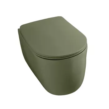 Унитаз подвесной Kerasan Nolita 531511 безободковый, Verde