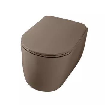 Унитаз подвесной Kerasan Nolita 531588 безободковый, Bruno matt