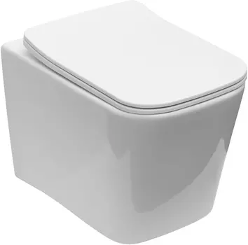 Унитаз подвесной Logan L2W NEW 00331868 безободковый, с микролифтом