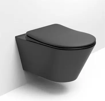 Унитаз подвесной Logan L3W(Black) AVVA 00288926