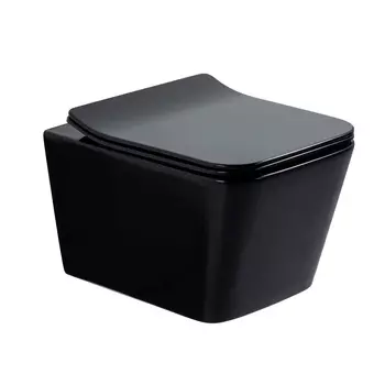 Унитаз подвесной Olive'S Porto PR30117DP черный глянцевый