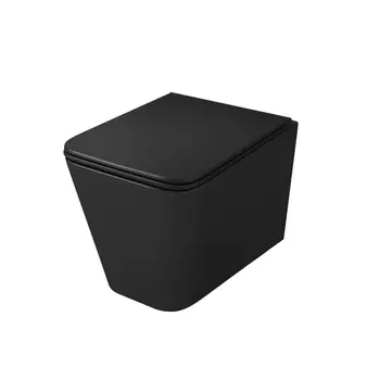 Унитаз подвесной OWL 1975 Vatter Ruta-H Matt Black безободковый