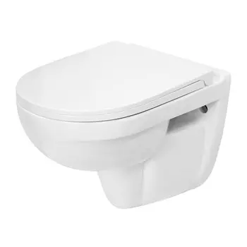 Унитаз подвесной Sanita luxe Best DM сиденье дюропласт, быстросъемное с микролифтом (BSTSLWH0104)