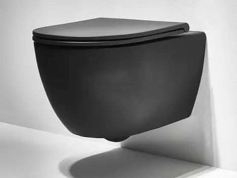 Унитаз подвесной Simas Trevi TR 18 nero matt черный матовый