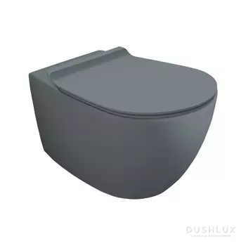 Унитаз подвесной Simas Vignoni VI18VERT cemento matt серый матовый