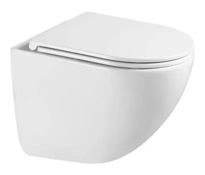 Унитаз подвесной Sintesi Ellipse Tornado 3.0 SIN-TS-ELL-153 безободковый, с микролифтом