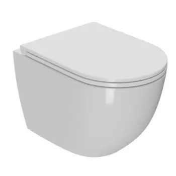 Унитаз подвесной Sintesi Essler SIN-TS-EVI-152 безободковый, с микролифтом