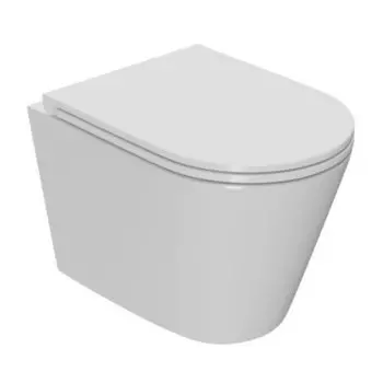 Унитаз подвесной Sintesi Essler SIN-TS-SLR-182 безободковый, с микролифтом