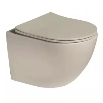 Унитаз подвесной SL-5101 SantiLine бежевый матовый